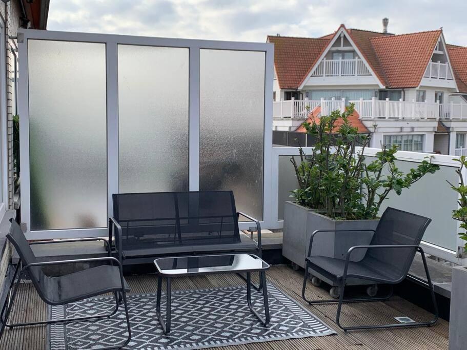Zoute Penthouse Apartment นอคเคอ-เฮสท์ ภายนอก รูปภาพ